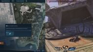 The cache is located inside a large semi-submerged container in the swamp (Image via Gearbox Software)